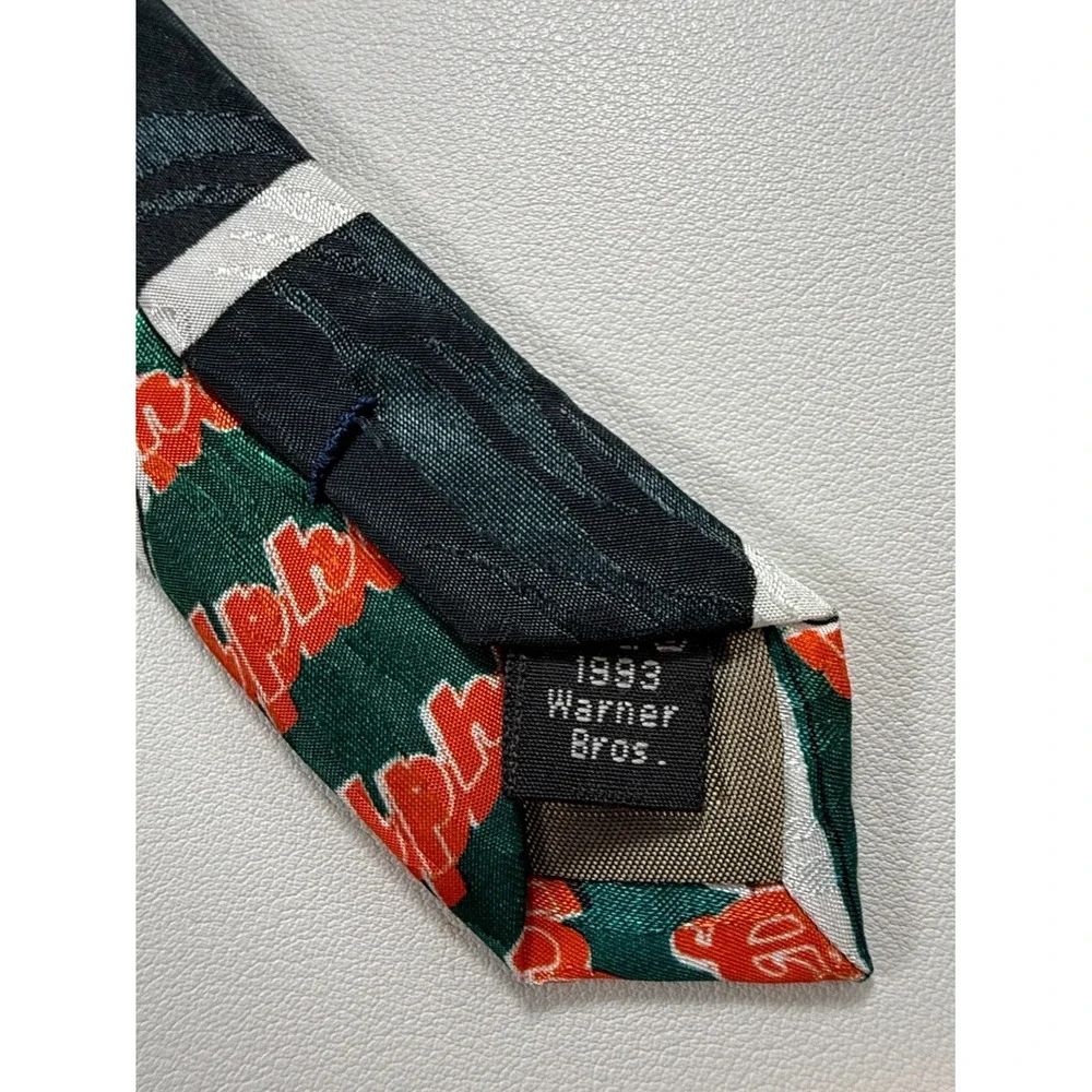 Vintage 1993 Looney Tunes Miami Dolphins‎ NFL Mens Necktie